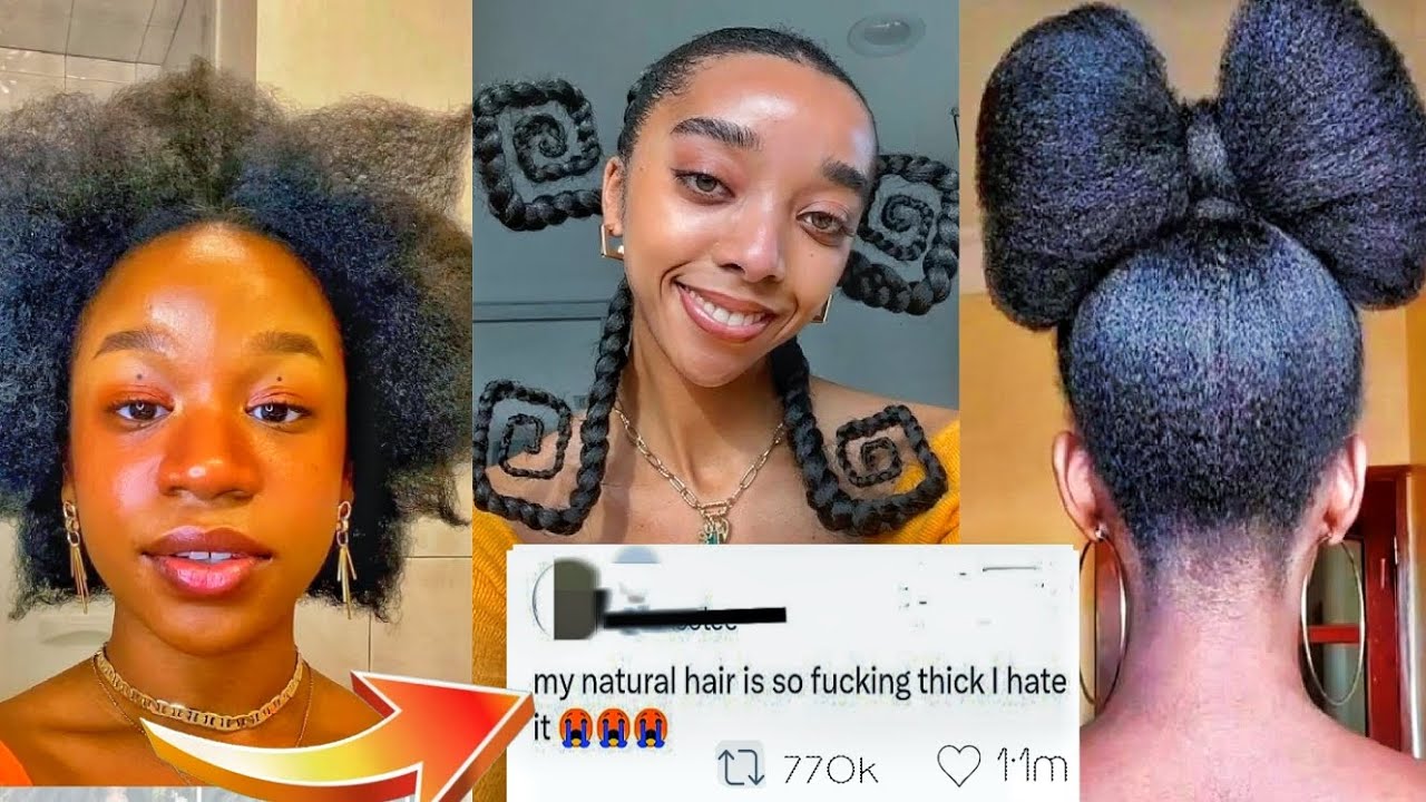 Black Women Have The Coolest Hair But All They Want To Do Is Complain About it.