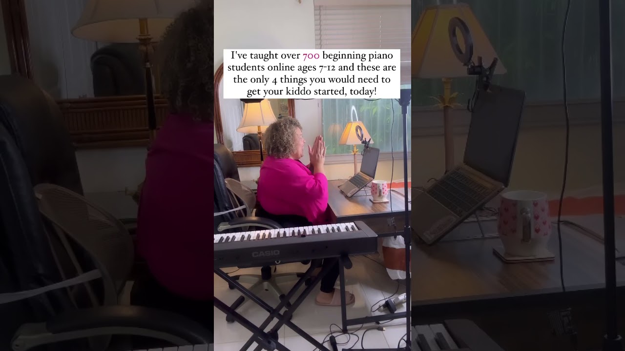 Kids Online Piano Lessons #kidspiano #pianoteacher #homeschooling