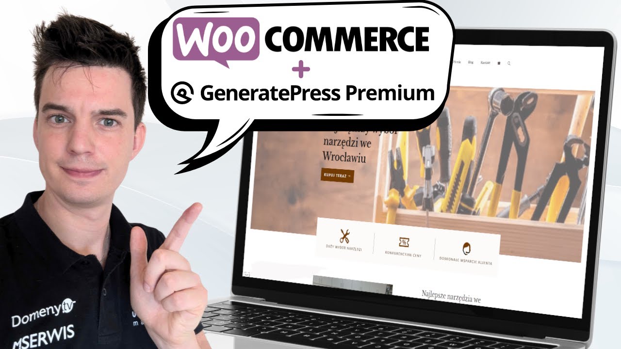 Stwórz sklep internetowy WordPress z WooCommerce + GeneratePress Premium gratis! Kurs z certyfikatem