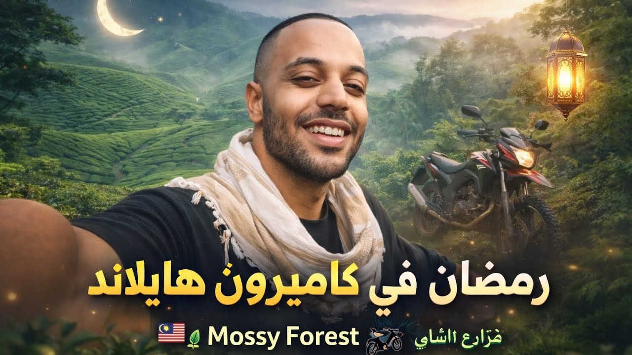 مغامرة في مزارع الشاي خلال رمضان 🏍️🍃
