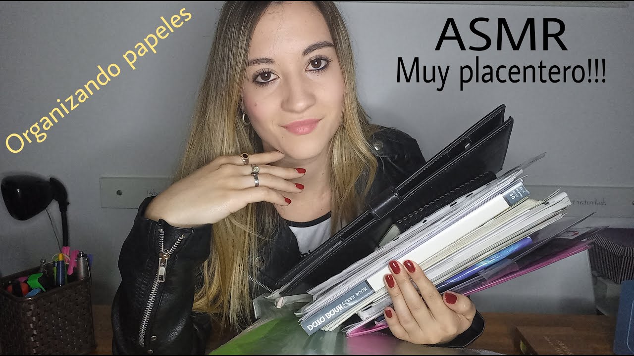 ASMR ARGENTINA |  Clasificando y organizando papeles. Sorting papers