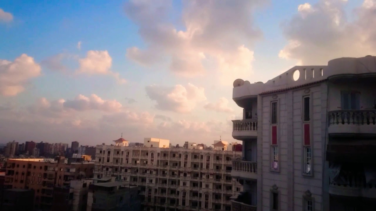 Clouds Running before sunset Time-lapse