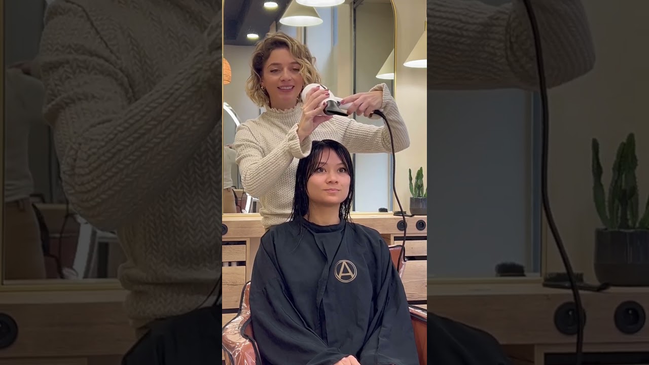 Tuto coiffage frange rideau