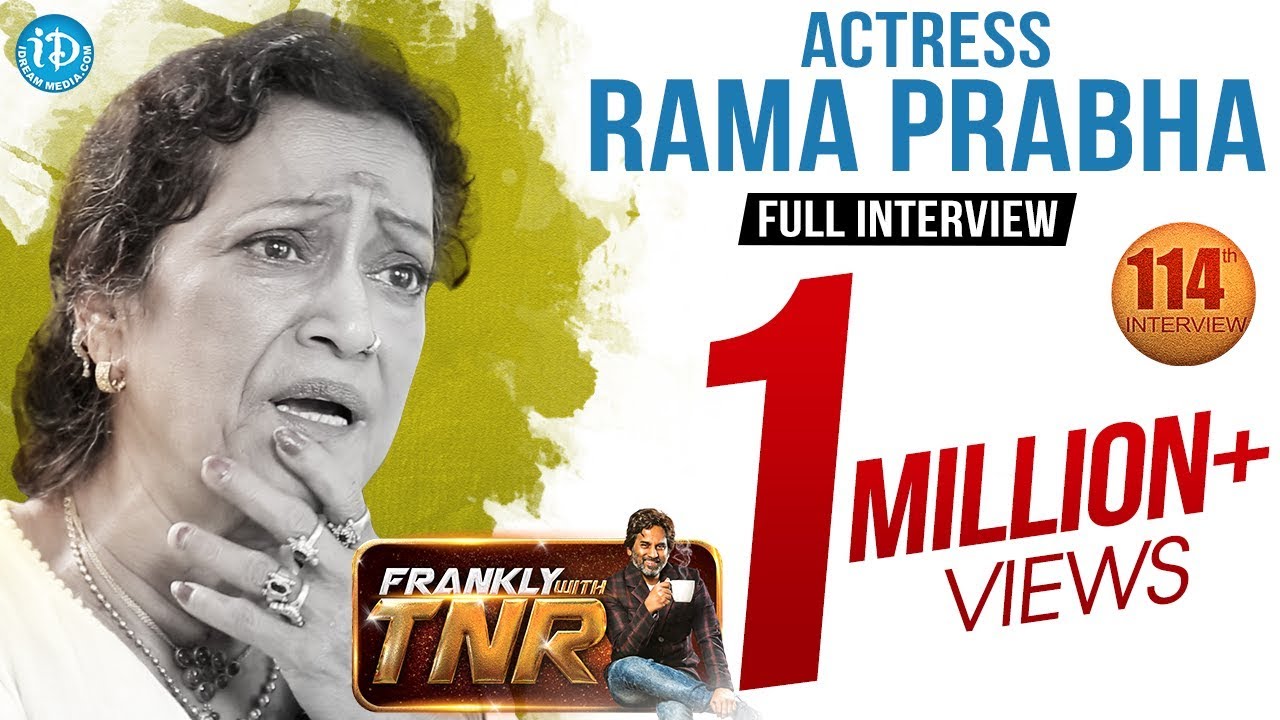 Actress Rama Prabha Exclusive Interview  | Frankly With TNR #114 | Talking Movies