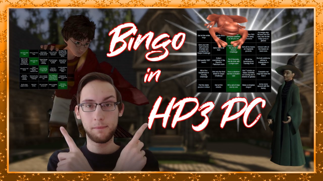 It's been 5 YEARS since we have played BINGO in Harry Potter 3 (PC)... - So we went BACK to it!