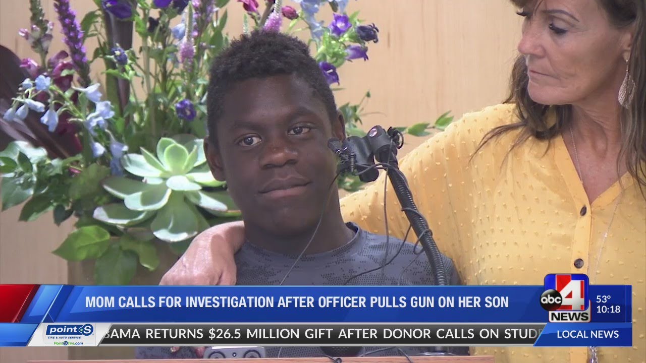 Utah mom calls for investigation after police officer pulls gun on 10-year-old boy