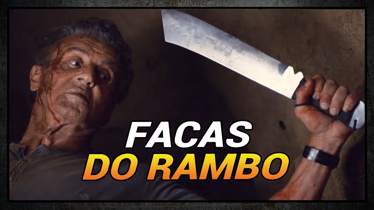 TUDO SOBRE AS FACAS DO RAMBO | LAST BLOOD | RAMBO 5 | LADO R