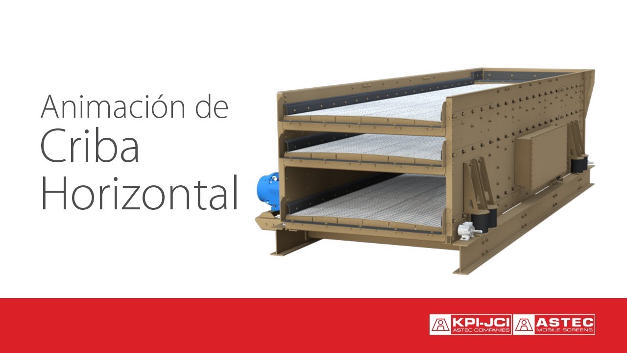 Animación de Criba Horizontal