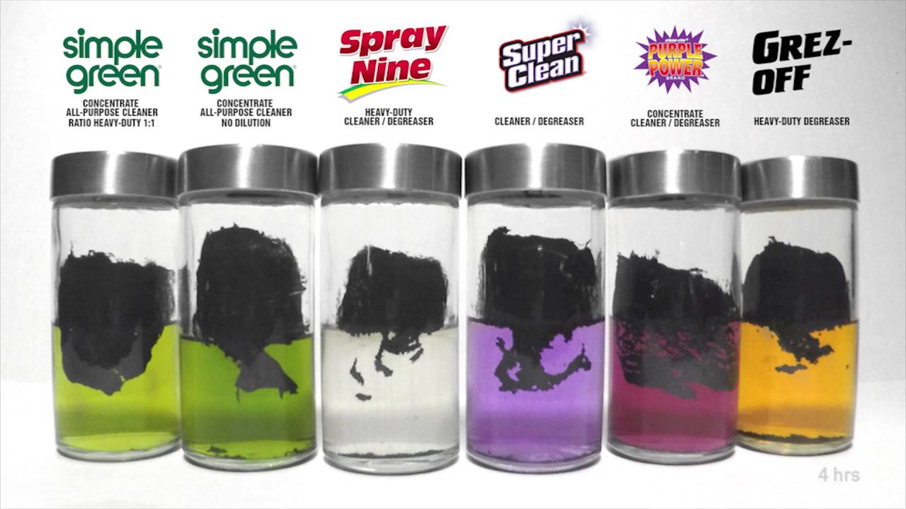 Spray Nine vs. Competitors Time Lapse Comparison | Automotive Cleaners