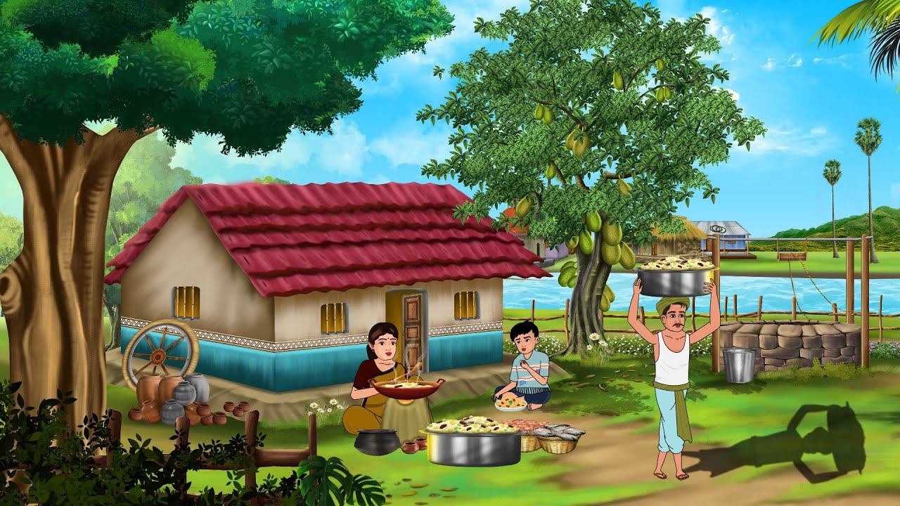 শীতে গরীবের ভালো খাবার | Bengali Moral Stories Cartoon | Bangla Golpo | Thakumar Jhuli