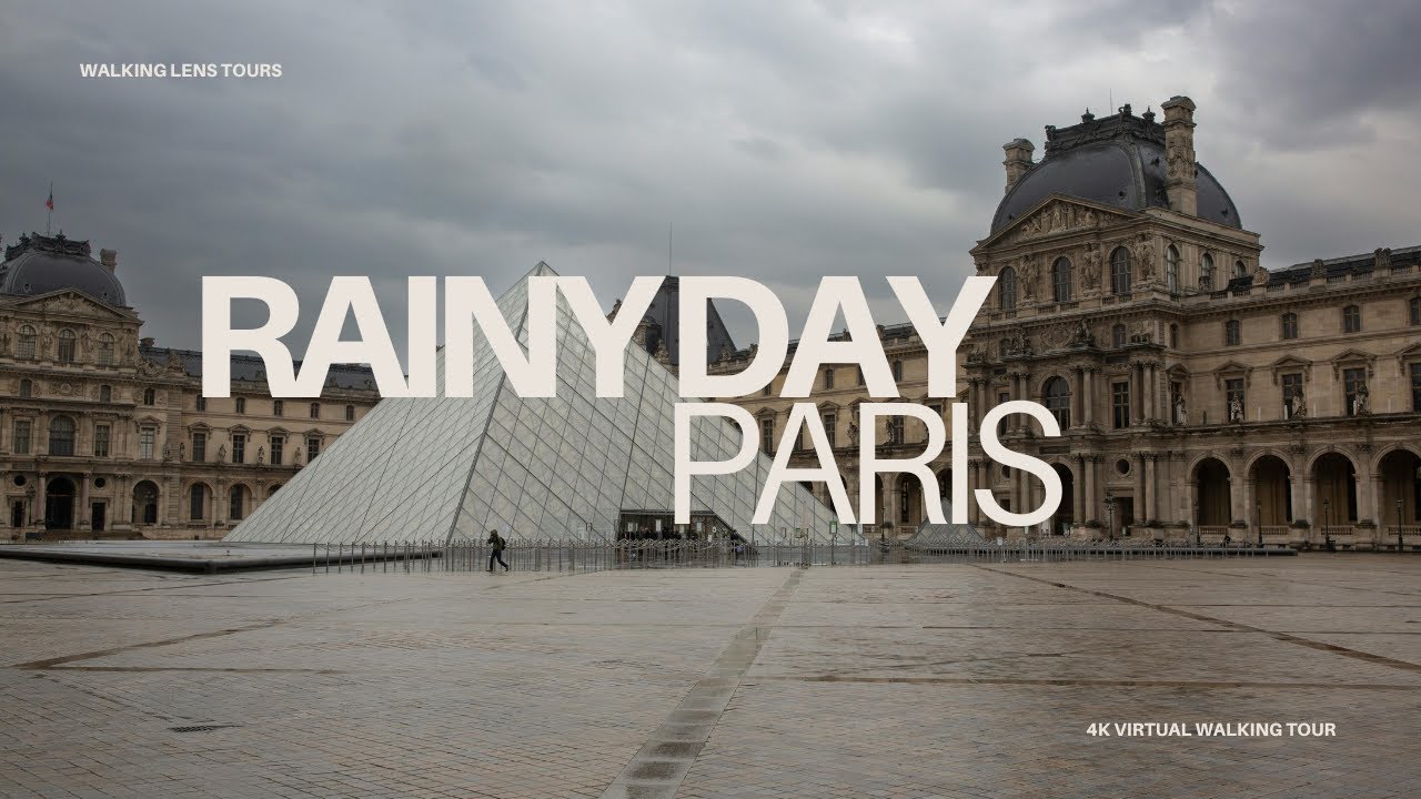 Paris Like You’ve Never Seen Before | Rainy Day Walk in France 4K