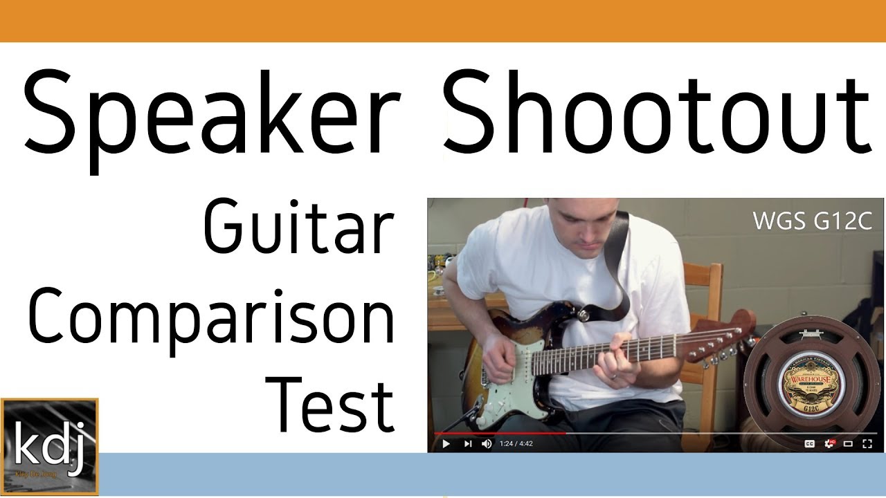 Speaker Shootout - Guitar Comparison Test | WGS, Weber, Jensen