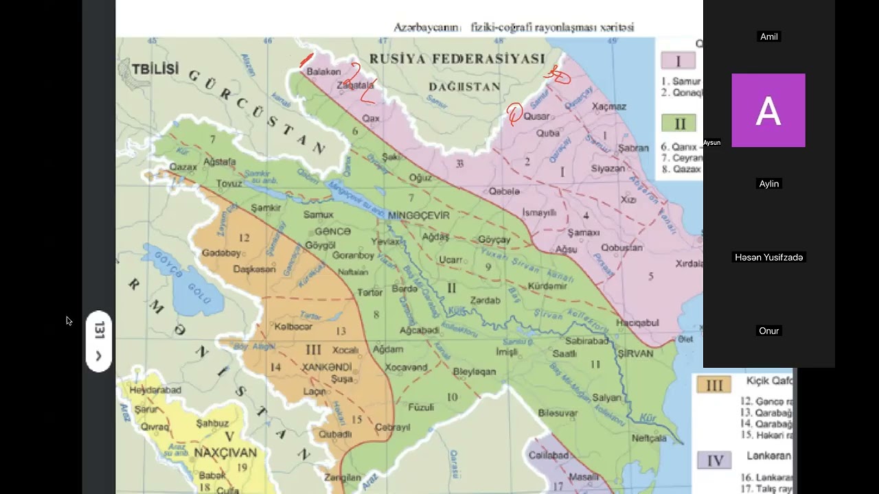 Azərbaycanın fiziki coğrafi vilayətləri.  Dünya sivilizasiyası. Siyasi xəritəsinin formalaşması