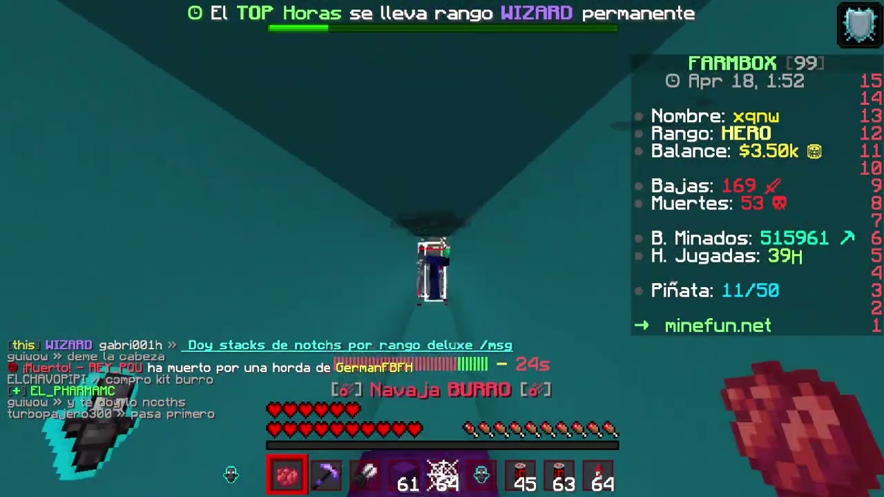 Asi vuelvo a farmbox minefun (controlando)
