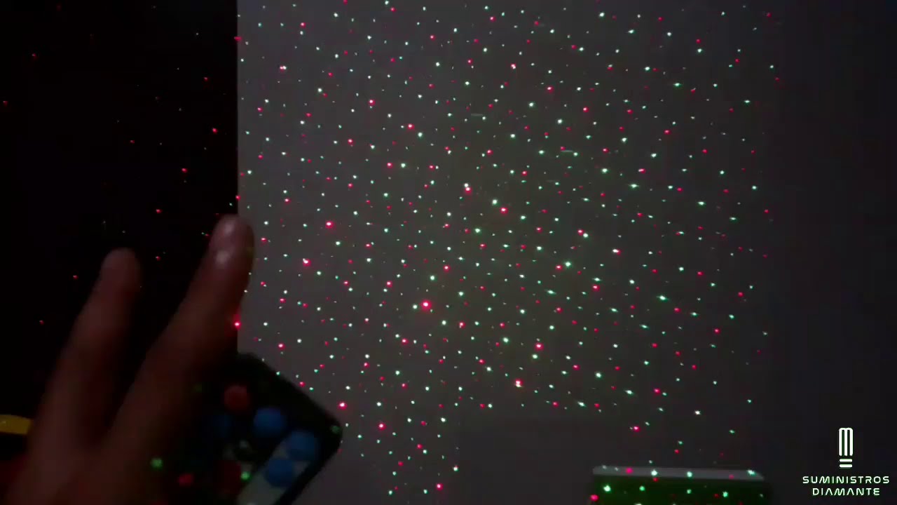 Destellador Laser Decorativo, funcionamiento y operación.