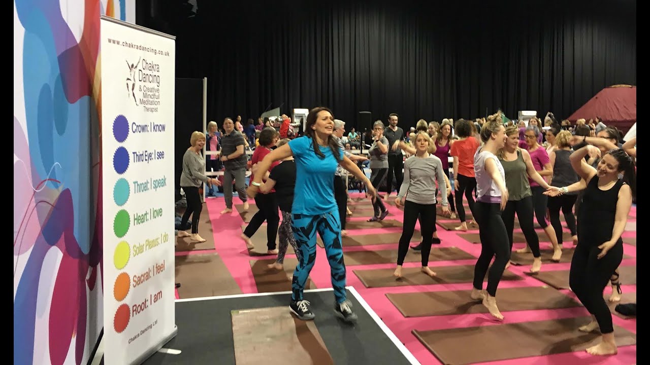 Chakra Dancing at OM Yoga Show Glasgow April 2016