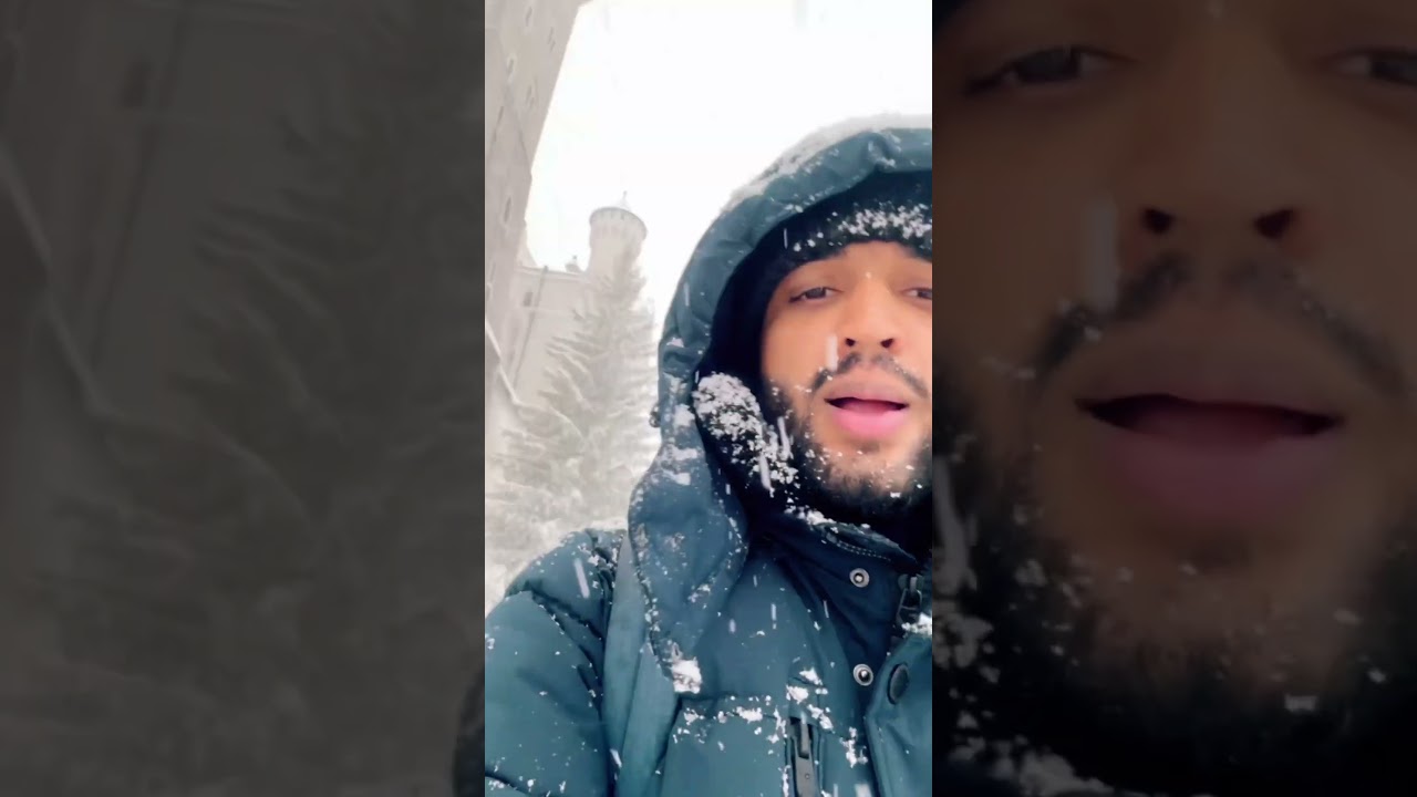 Hiking to Fairy Tale Castle in Winter 