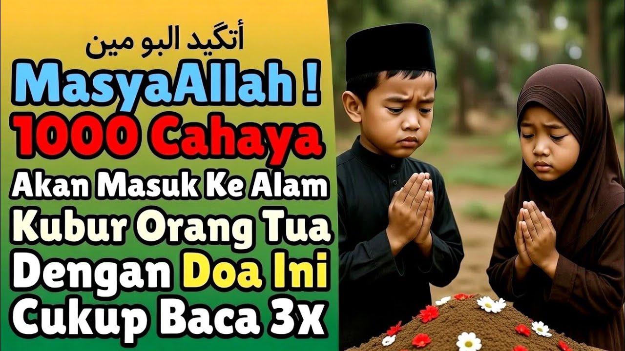 Detik-detik Menuju Ramadhan, Baca Ini 3x Saja,! - Doa Meringankan Siksa Kubur Orang Tua