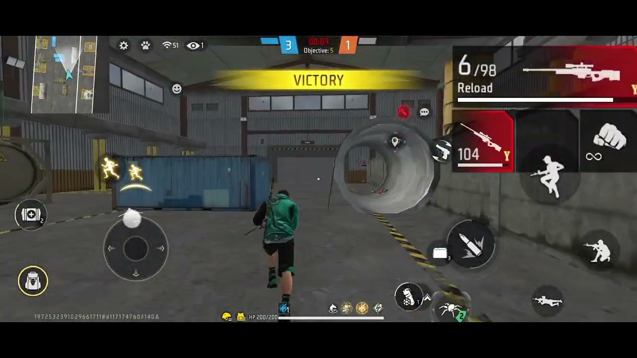 1vs1 free fire Max 