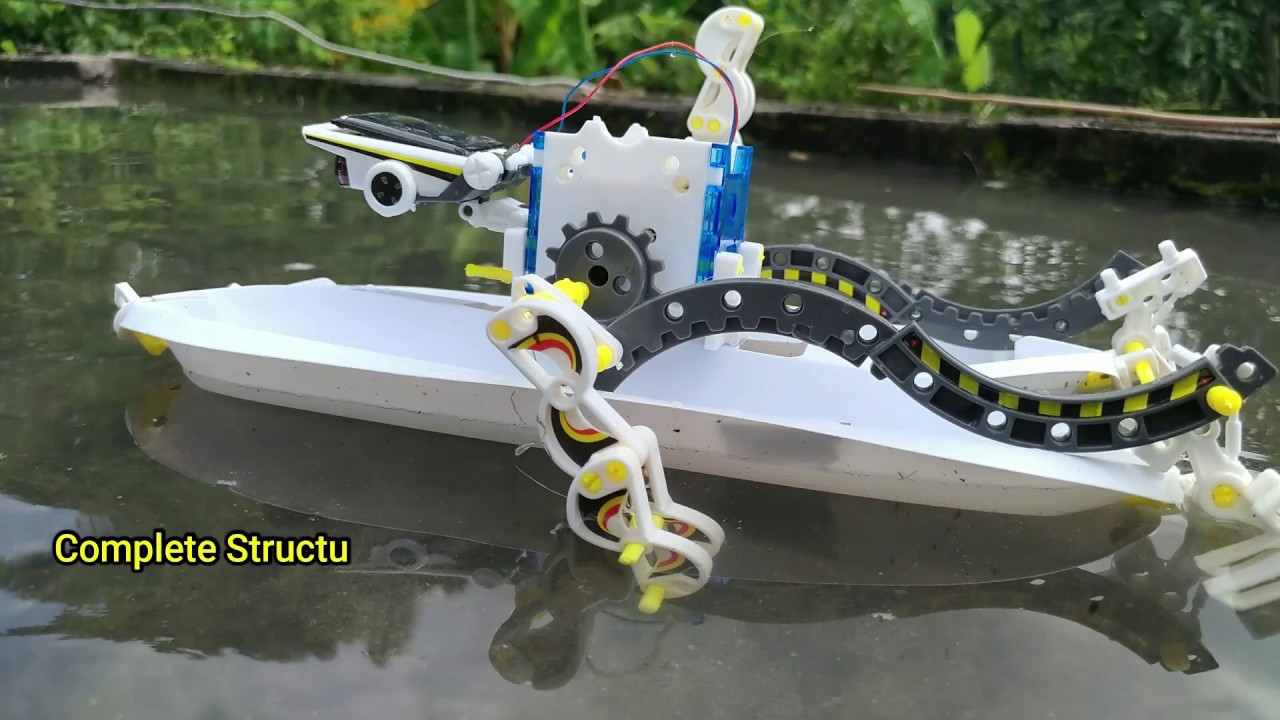 part13 : Surf Bot Assembly/ 14in1 Solar robot Educational toy: How to assembly Surf bot/ Level13