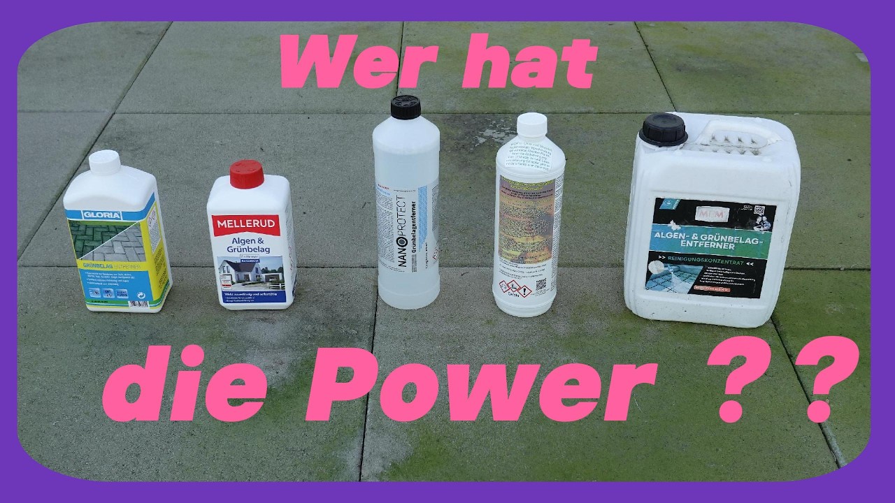 Der GROSSE Grünbelagentferner Test 2025- Welcher ist der BESTE?