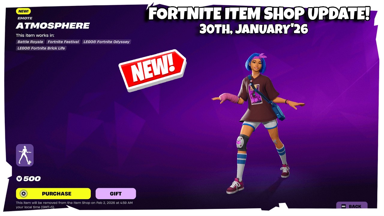 NEW FORD SUV + Atmosphere Emote! 😱 Fortnite Shop (30 Jan 2026) | Chapter 7