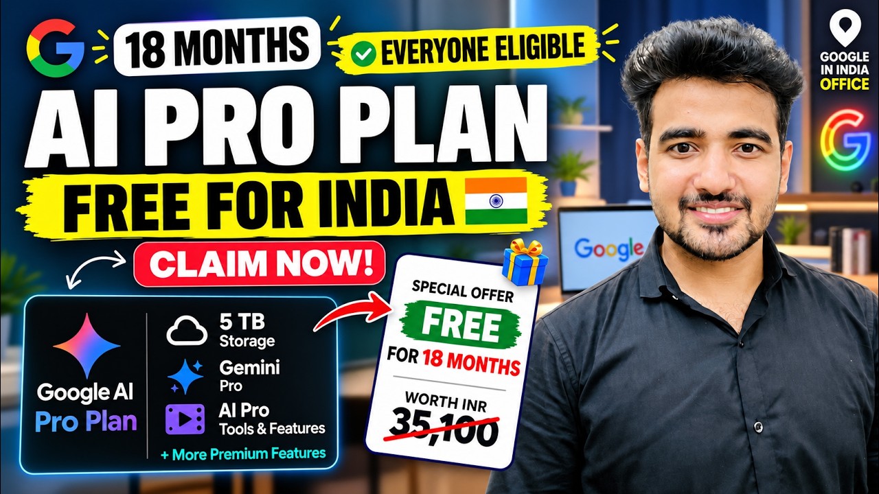 How To Get Google Gemini PRO FREE in September 2026 | 18 Months Google AI Subscription | JIO Offer
