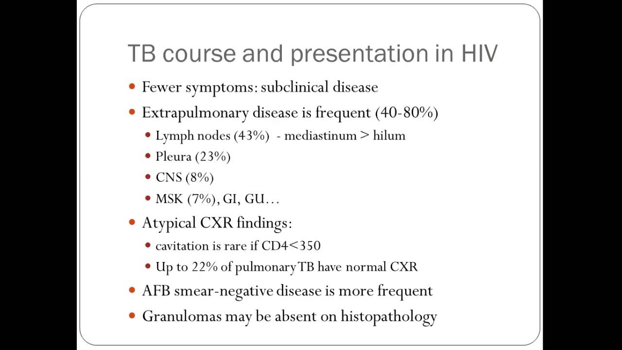 HIV and TB Diagnosis
