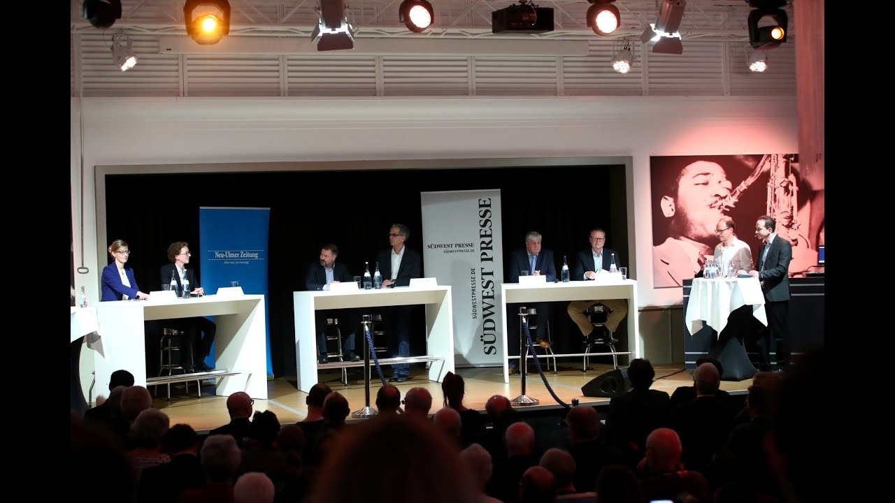 Podiumsdiskussion zur Oberbürgermeister-Wahl 2020 in Neu-Ulm