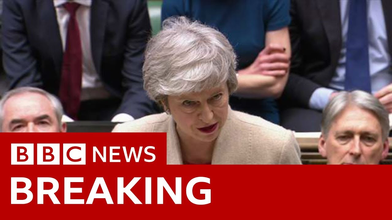 MPs reject May's EU withdrawal agreement - BBC News