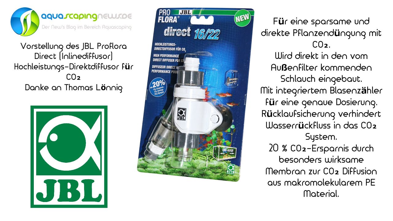 JBL Proflora Direct Inlinediffusor