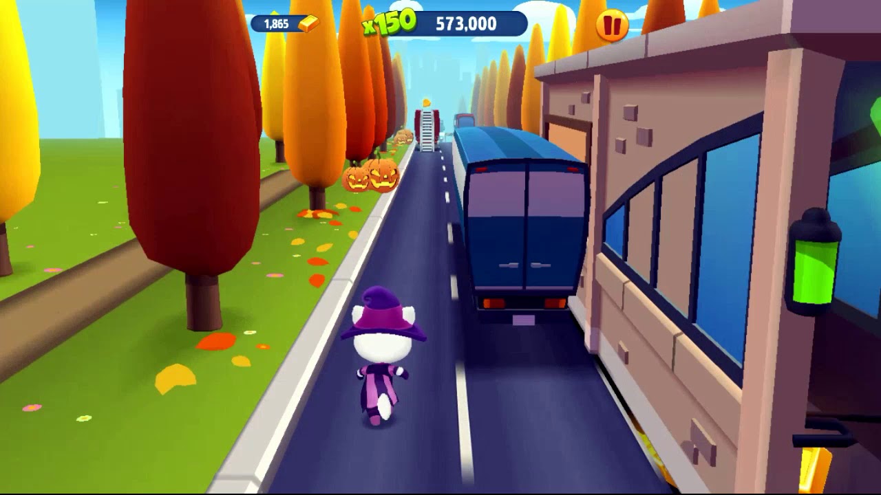 Cool Fullsceen Reverse Gameplay HD - Talking Tom Gold Run (Witch Angela).