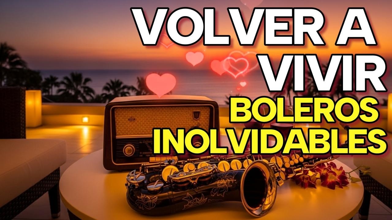Boleros Suaves con Saxofón 🎷 Para Volver al Pasado y Recordar el Amor ❤️