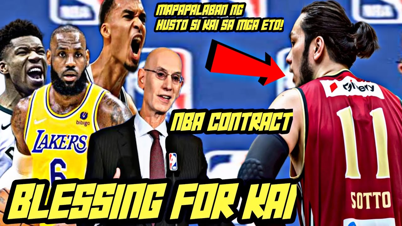 CONGRATS NA AGAD KAY KAI SOTTO! KAYA PALA WALA SA GILAS NGAYON SI KAI SOTTO! NBA DREAM MATUTUPAD NA?
