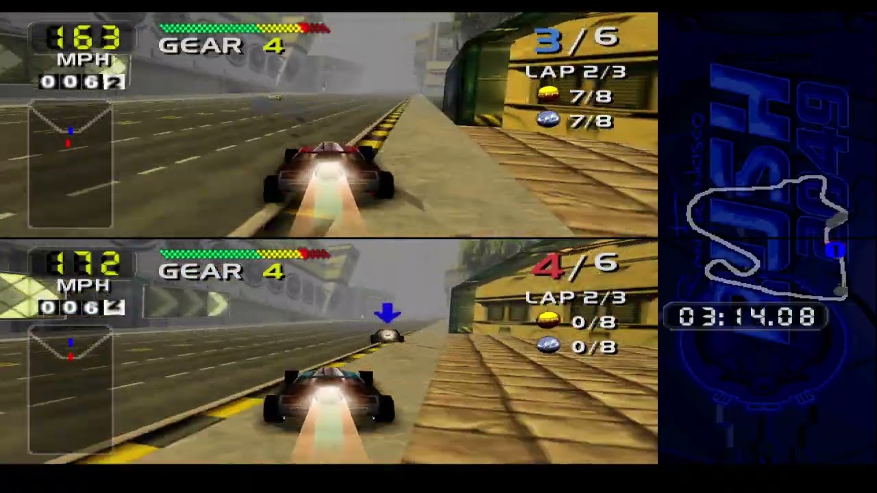 San Francisco Rush 2049. Mission track race