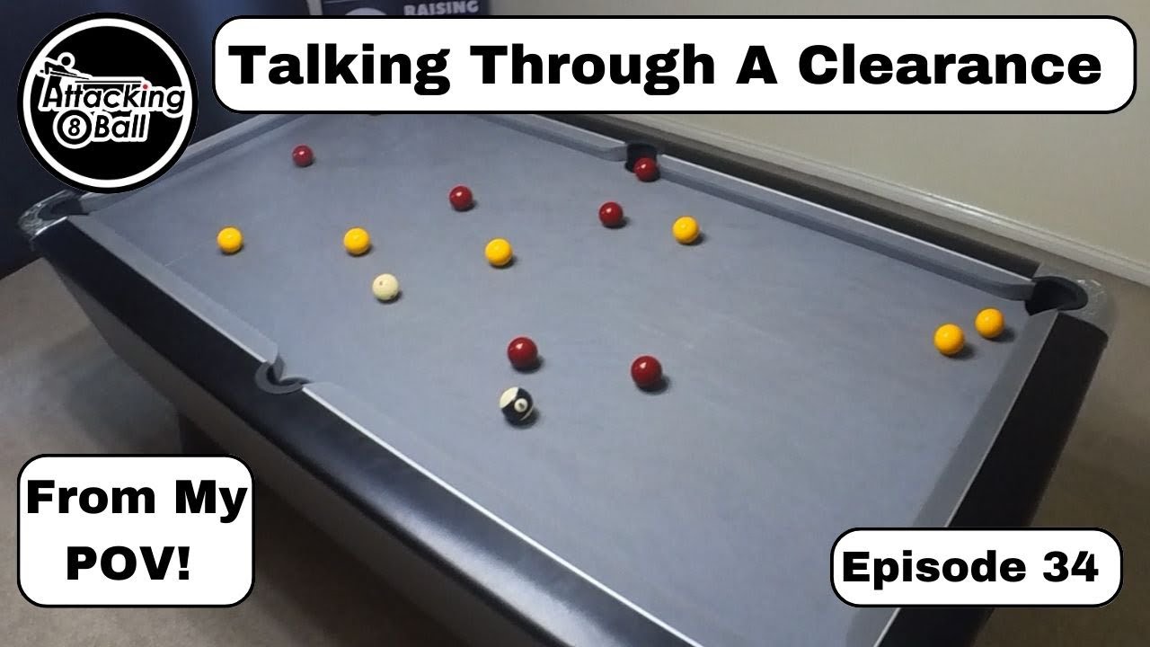 Talking Through A Clearance In English 8  Ball Pool…..From My POV - Episode 34