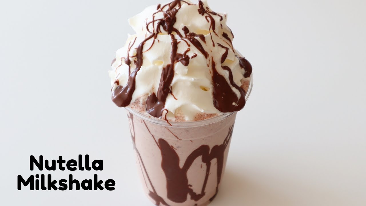 How to make Nutella Milkshake | Super easy & ready in 5 minutes, perfect for summer!