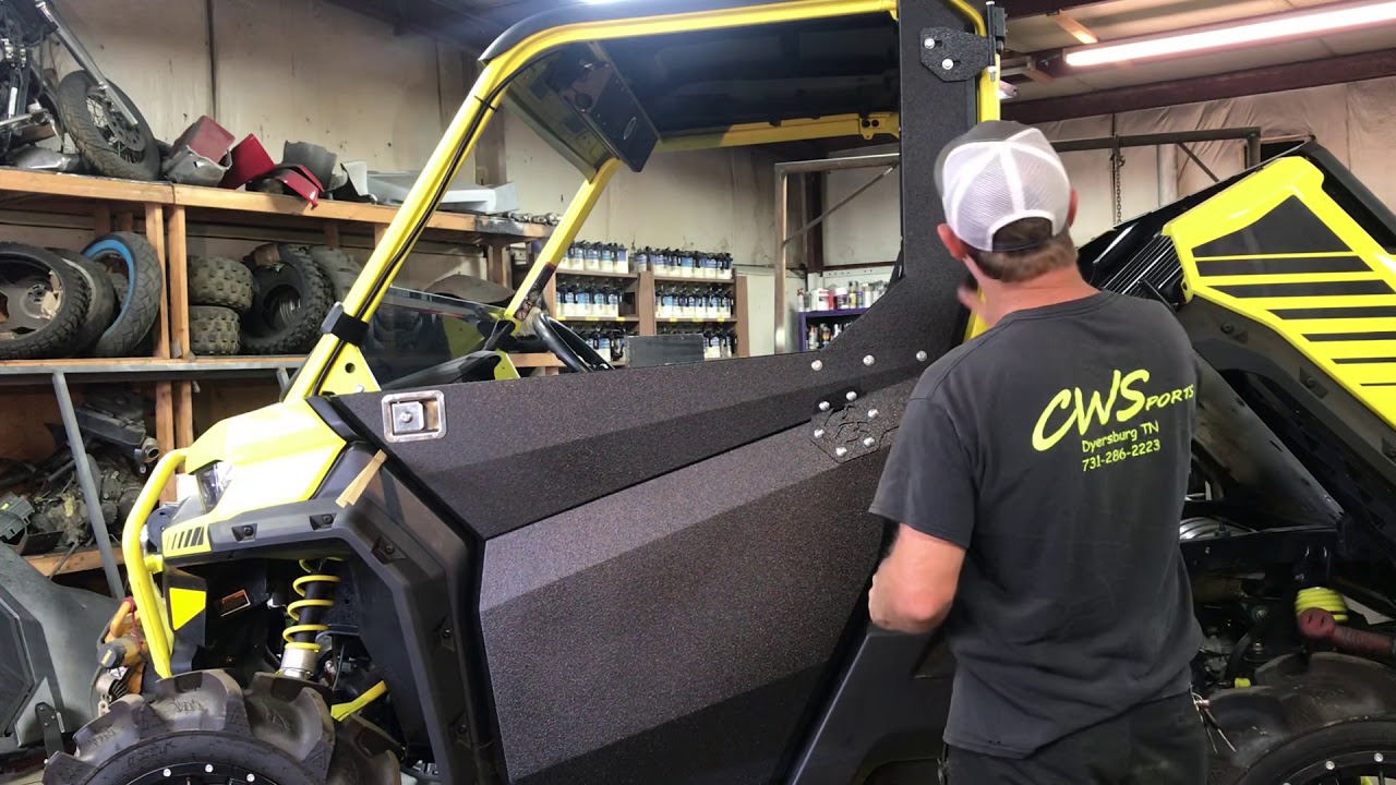 Puddle Buster convertible doors install
