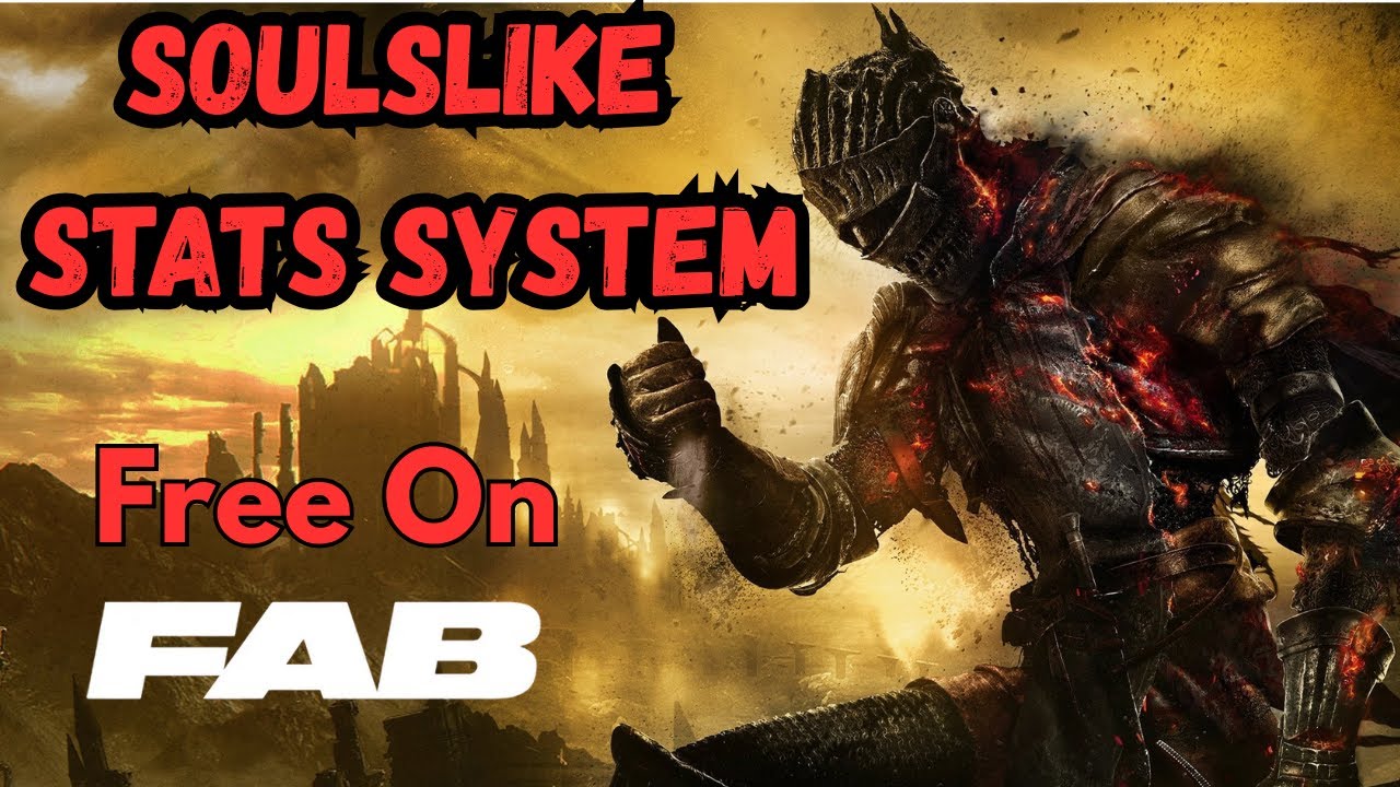 Free Unreal Engine 5 Soulslike / RPG Stats System