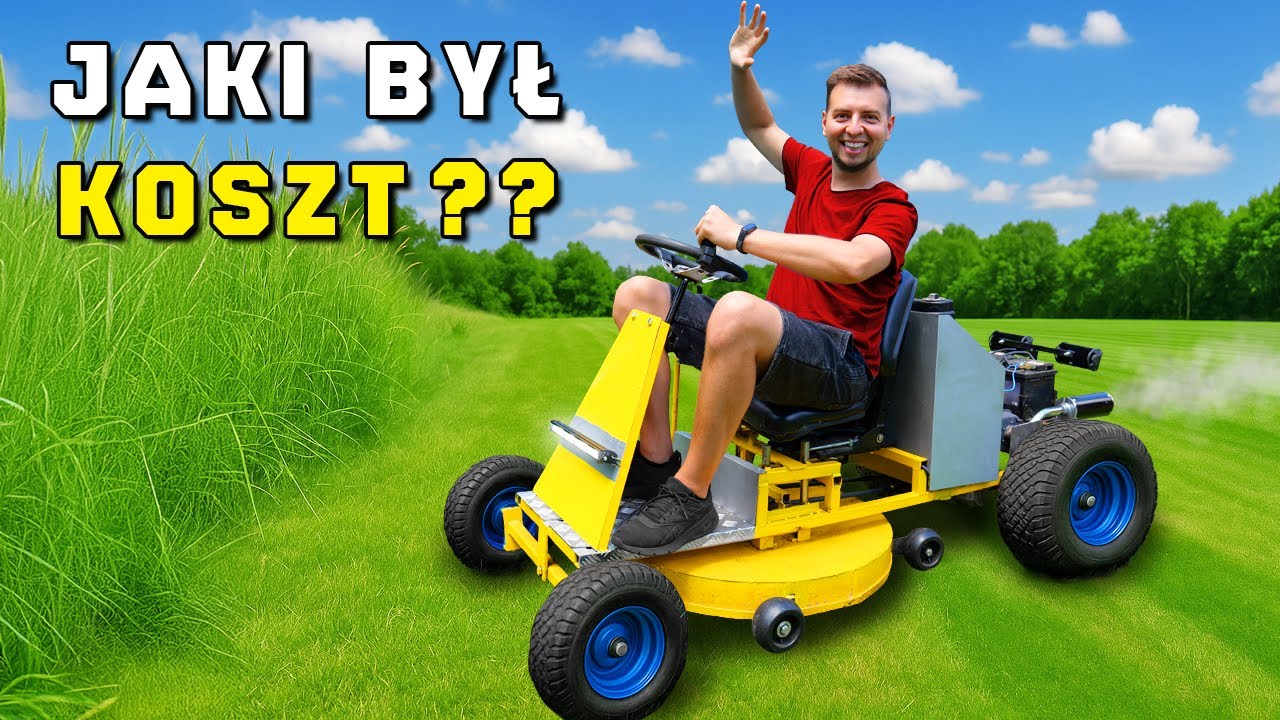 KONIEC BUDOWY TRAKTORKA KOSIARKI ZA GROSZE!