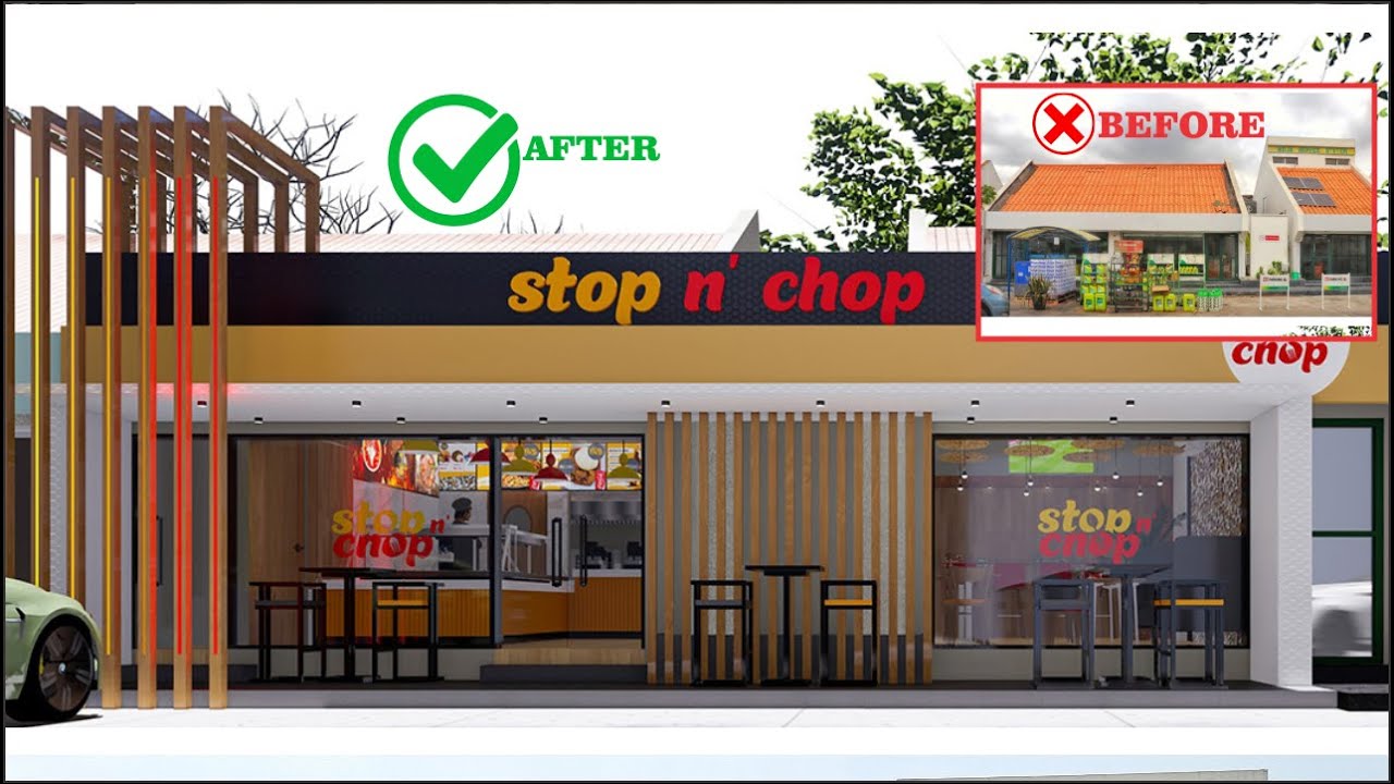 Amazing Restaurant Design In Lagos- Stop n Chop Renovation [Newly Opened Restaurant In Lagos] Part 3