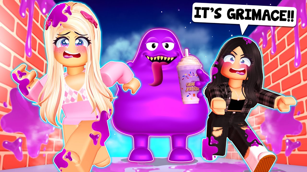 WE ESCAPED FROM GRIMACE IN ROBLOX!