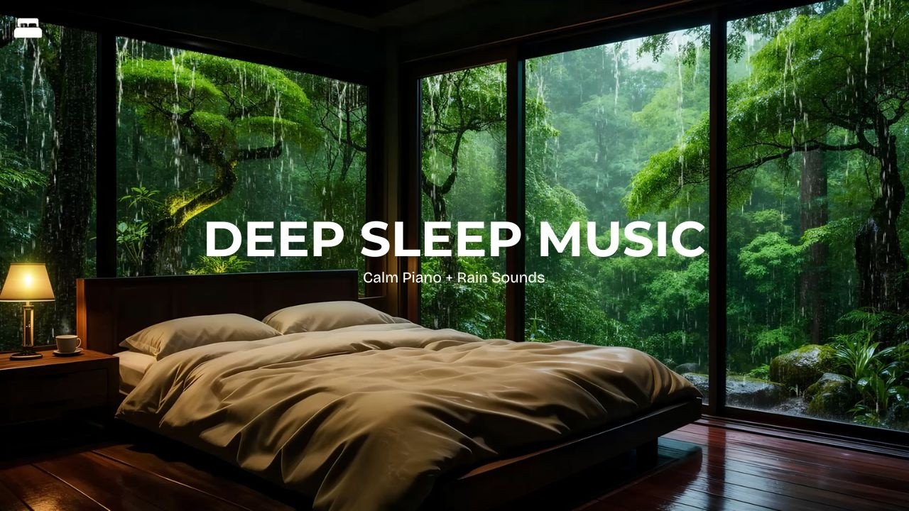 ASMR Rain & Gentle Piano: Deep Sleep Music for Insomnia Relief, Anxiety Relief, and Stress Relief