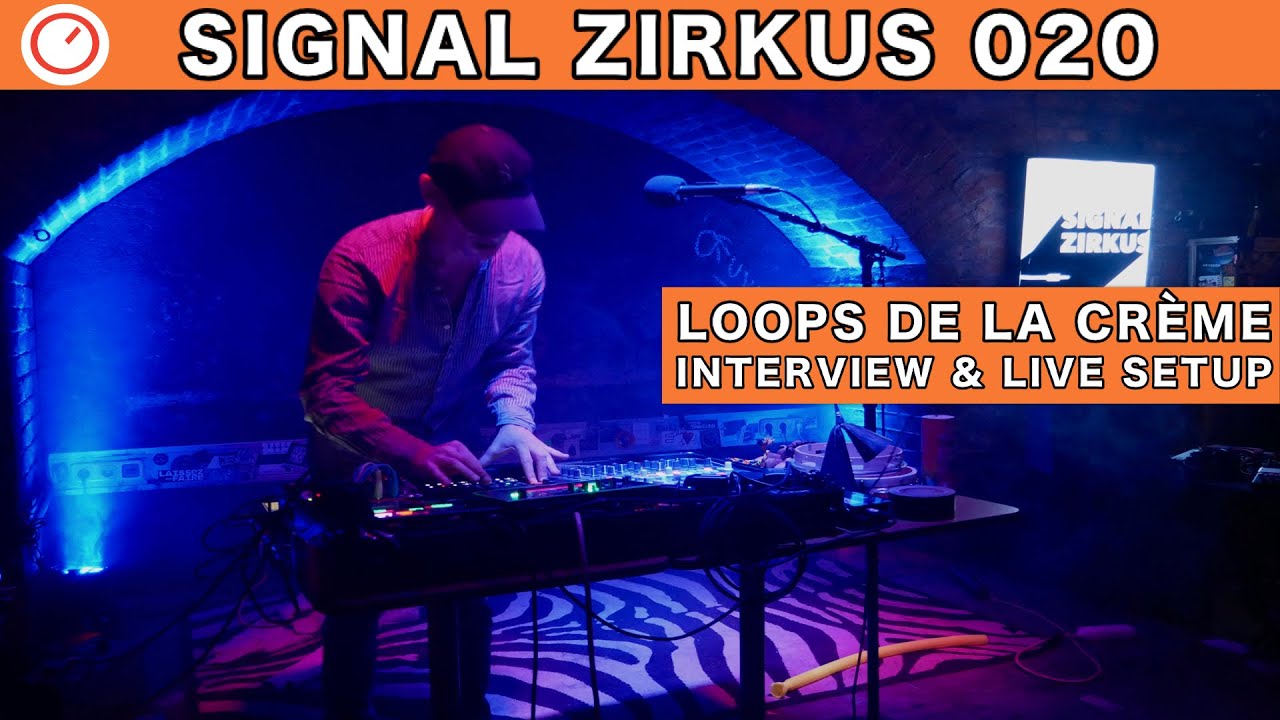 Loops de la Cr&egrave;me Interview & Synthesizer Live Setup | SIGNAL ZIRKUS | SYNTH ANATOMY
