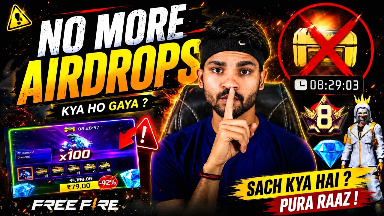 No More Airdrops ❌🥲 New Rules❗Free Fire New Event | FF New Event | Free Fire News Update #airdrops