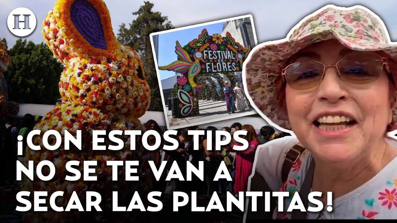 &iexcl;Lleg&oacute; la primavera! Fernanda Tapia agarra buenos tips para cuidar plantas en la Feria de las Flores