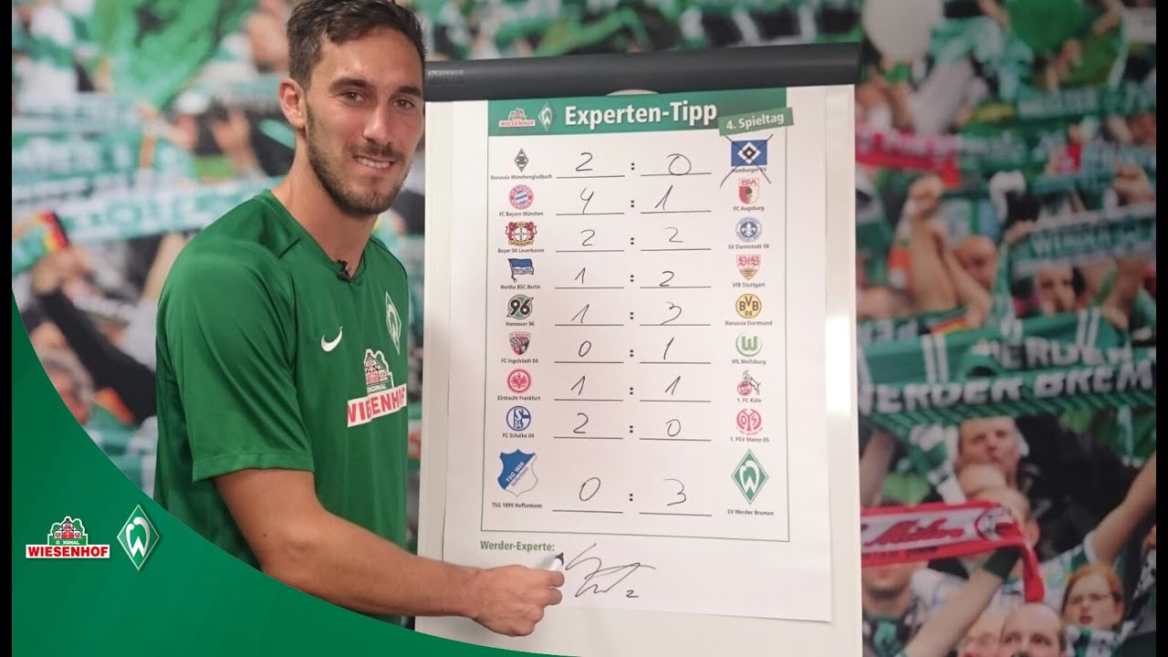WIESENHOF: Werder Experten-Tipp 4. Spieltag 15/16