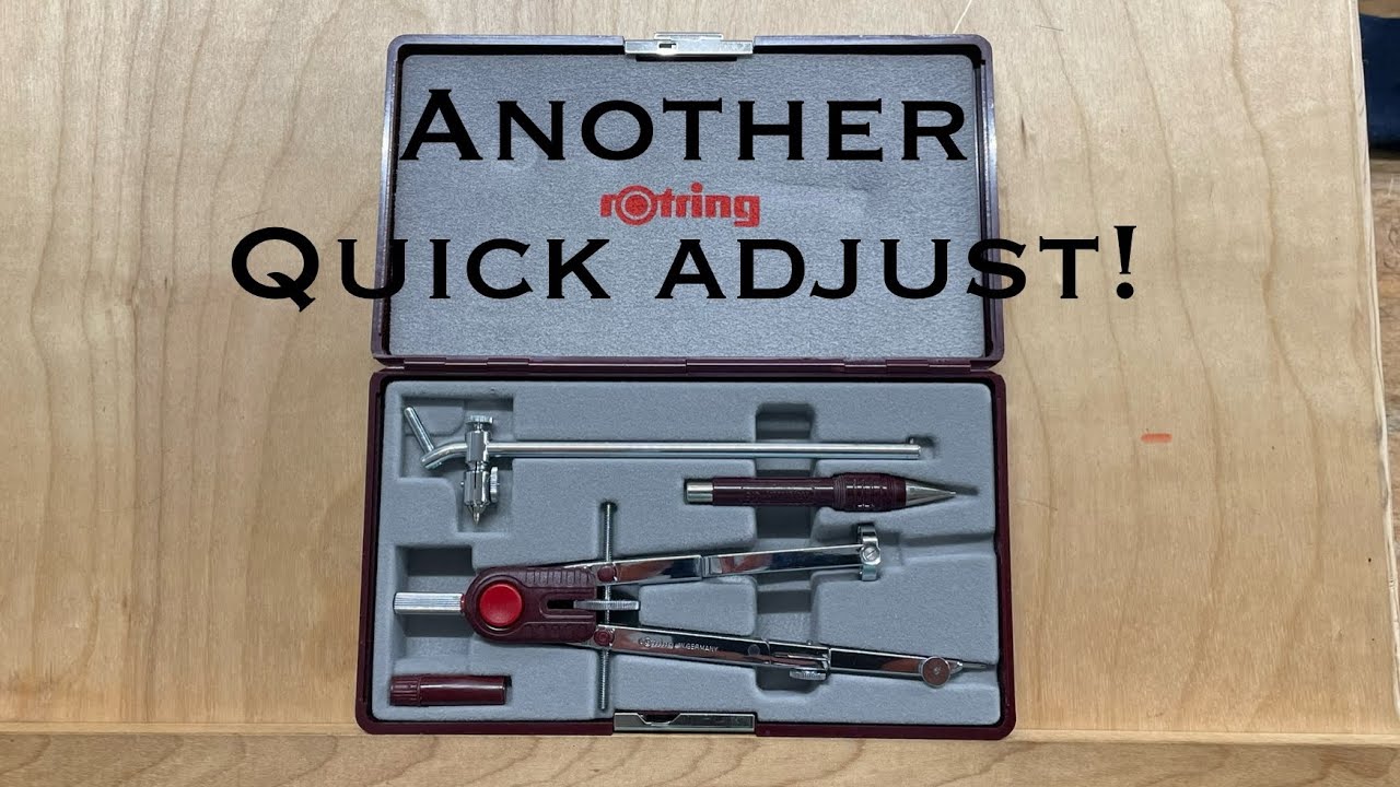 Review - Unique Quick Adjust Compass by Rotring
