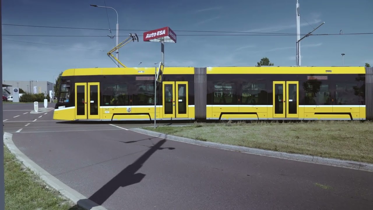 Testování tzv. chytré tramvaje v Plzni
