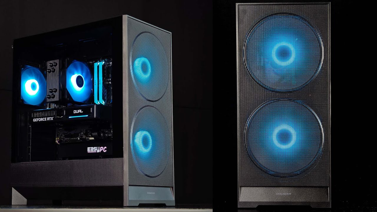 №33 Спидран сборки игрового компьютера на 5060Ti в корпусе Cougar Airface 180 RGB 